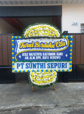 Papan Bunga Duka di Kirihi